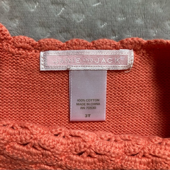 Janie and Jack Knit Salmon Tank Top! - Picture 4 of 6